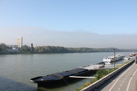 Река Дунай в Братиславе