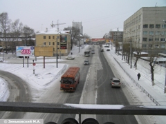 Хабаровск. Вид на ул. Ленинградскую
