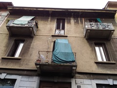 Милан. Дом в котором родился и вырос Адриано Челентано