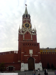 Москва. Кремлевские куранты и центральный ворота