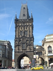 Прага. Пороховая Башня XV века