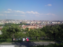 Прага. Вид на город с Петршинского холма