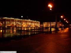 Санкт-Петербург. Зимний дворей ночью