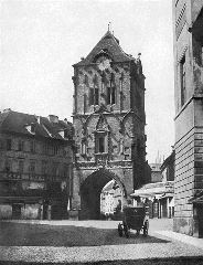 Прага. Пороховая башня в 1856 году