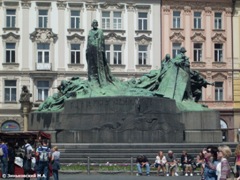 Прага. Памятник Яну Гусу, установленный 07.07.1915
