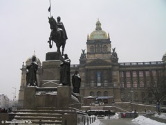 Прага. Памятник Святому Вацлаву