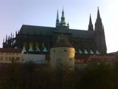 Здесь находится Бельведер в Праге
