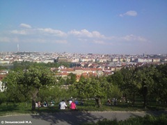 Вид на Прагу с Петршинского холма