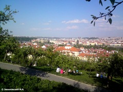 Прага. Вид с Петршинского холма