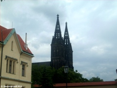 Прага. Церковь Святых Петра и Павла в Вышеграде