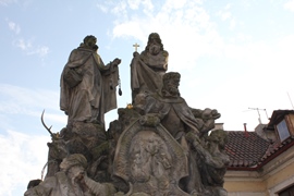 Прага. Св. Иоанн де Мата, св. Феликс де Валуа и Иоанн Чешский