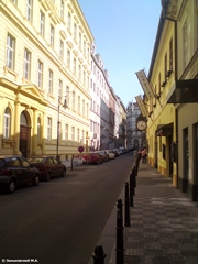 Чистота в Праге даже на маленьких улицах