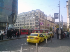 Место стоянки такси в Праге